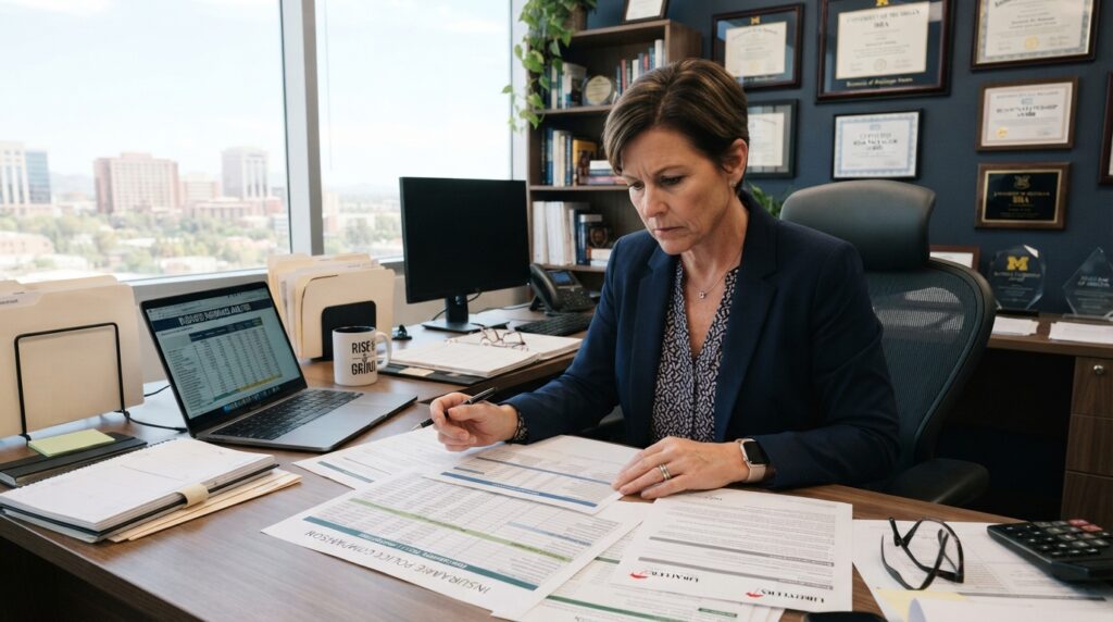 Business owner compares policy limits and monthly insurance costs Business owner compares policy limits and monthly insurance costs
