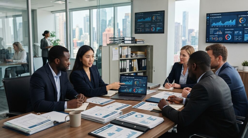 Business records show payroll, property values, and operations Business records show payroll, property values, and operations