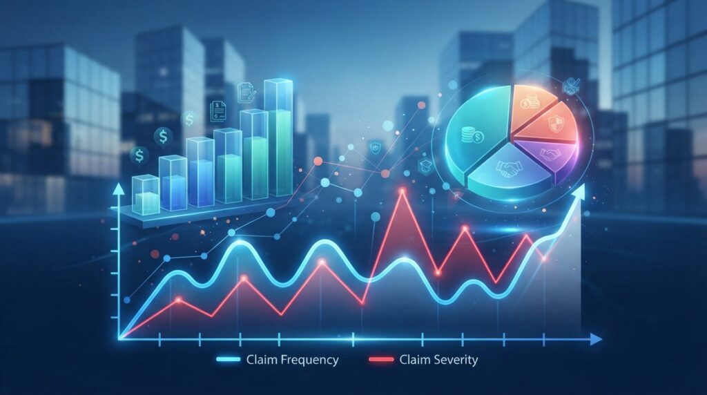 Frequency and severity trends in claim cost records