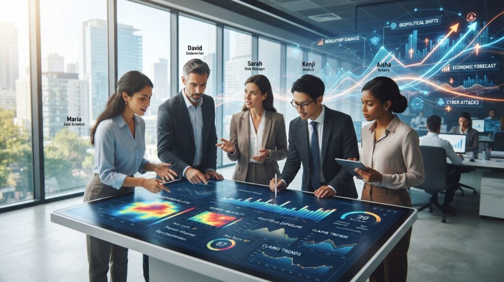 Insurer mapping underwriting and market risks across its risk profile Insurer mapping underwriting and market risks across its risk profile