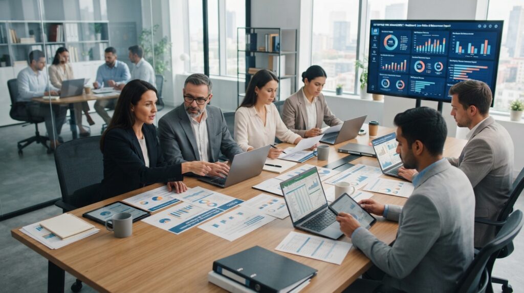 Insurer teams review underwriting, reinsurance, and claims controls